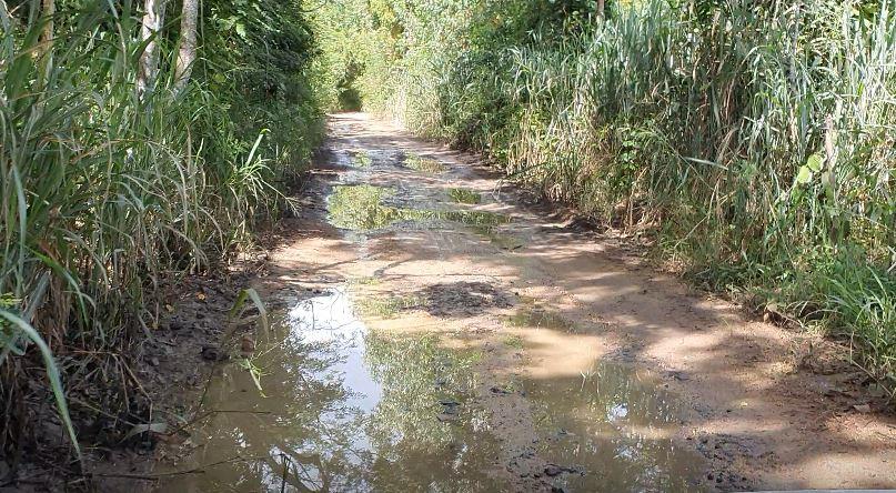 Estrada da Fontinha está em estado precário