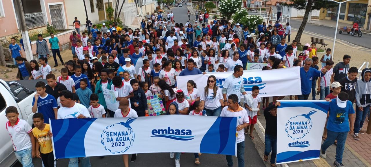 Unidade Regional da Embasa de Jequié promove ações em comemoração ao Dia Mundial da Água.