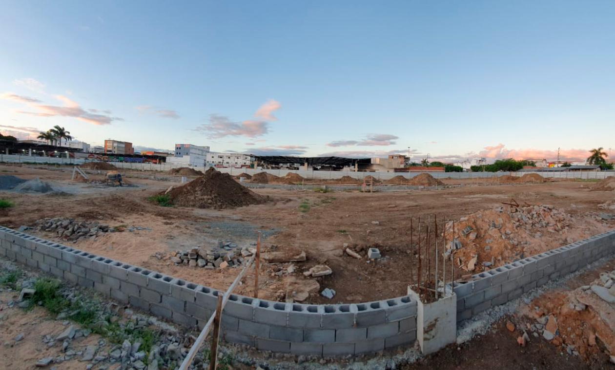 Novo pavilhão do CEAVIG está em construção