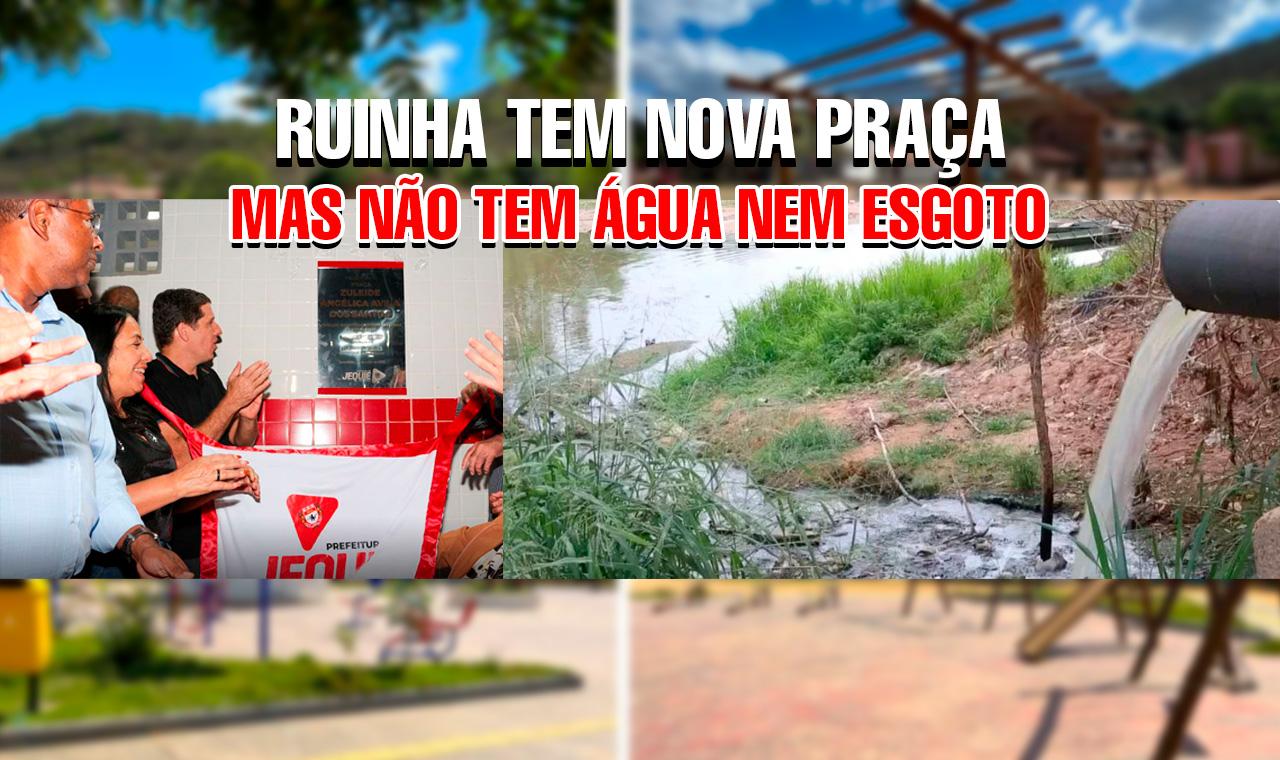Mesmo com praça nova, Ruinha está como há anos