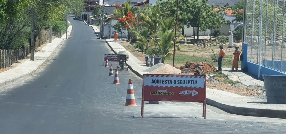 Concluída pavimentação da Rua C, Loteamento Vicente Grillo