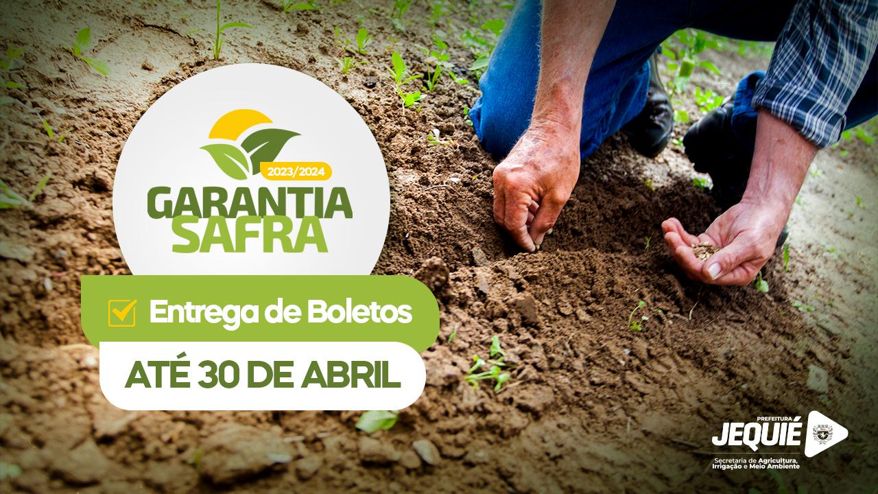 Prefeitura inicia entrega dos boletos do Programa Garantia-Safra 2023/2024