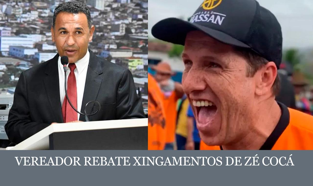 Vereador Sidney Magal rebate os xingamentos de Zé Cocá, no caso das máquinas usadas em outro município