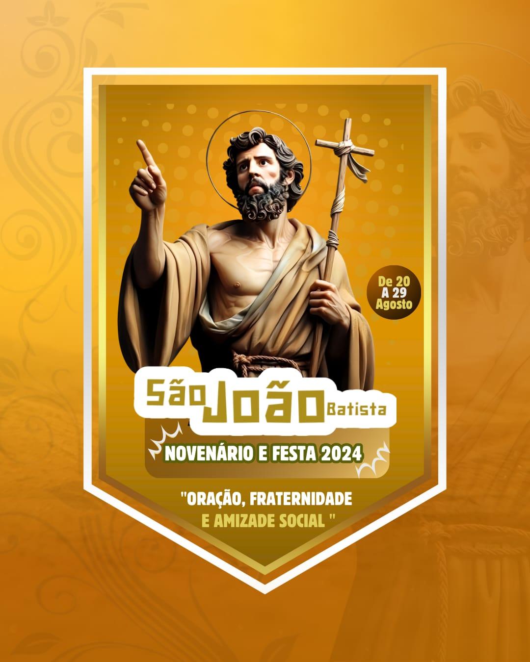 Paróquia São João Batista realizará Festa em Louvor ao padroeiro São João Batista