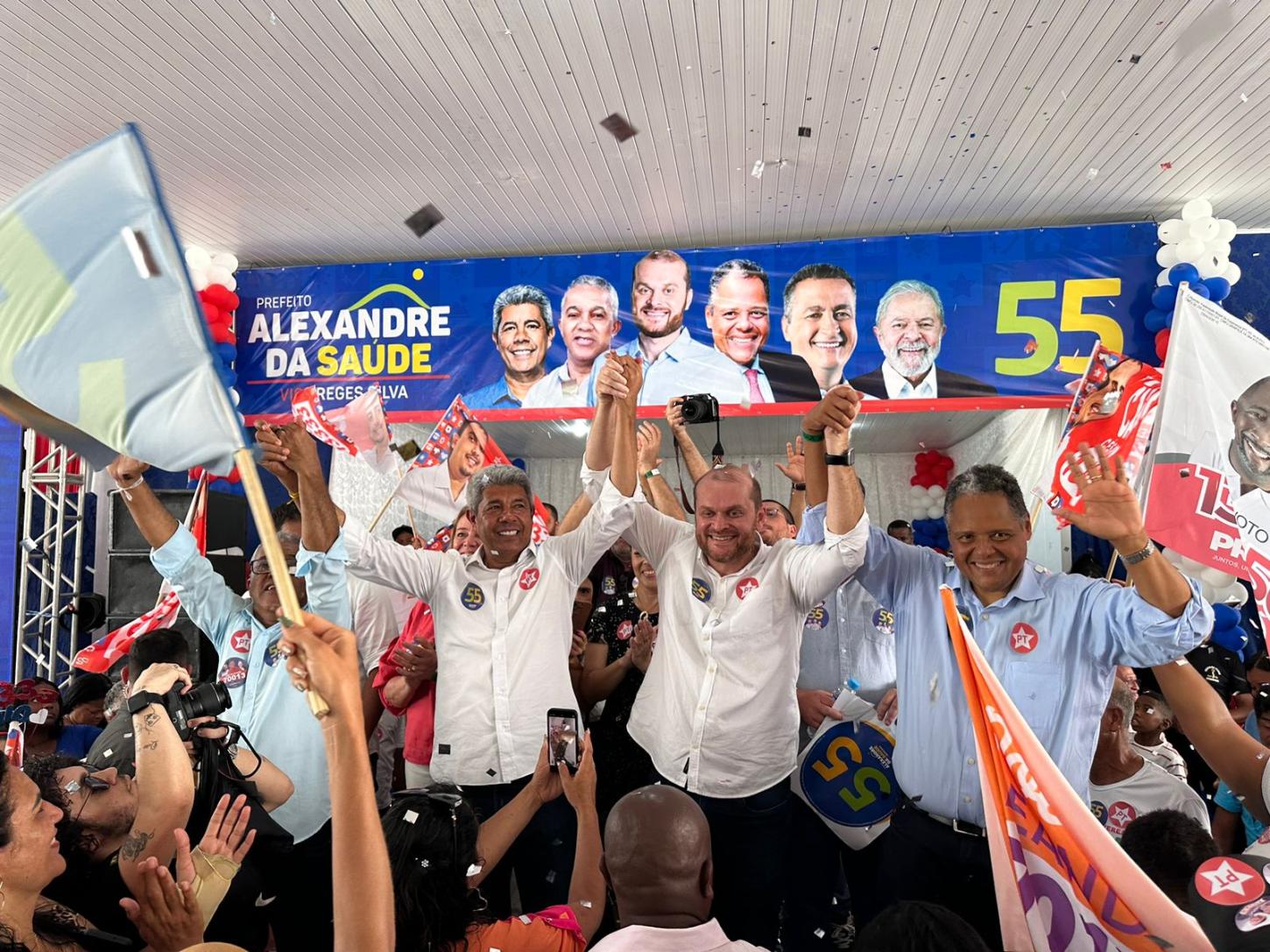 Governador declara apoio à Alexandre da Saúde e Reges Silva