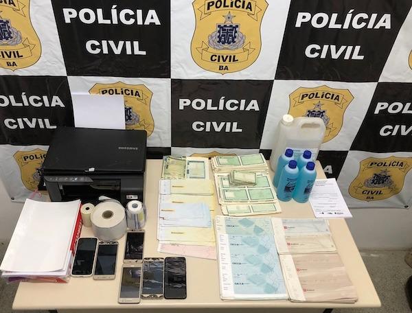 Jequié: Operação da Polícia Civil desmantela fábrica de documentos falsificados