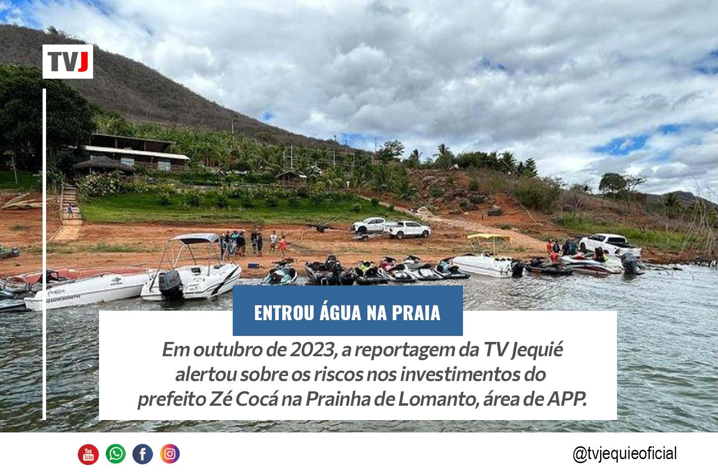 JEQUIÉ: JUSTIÇA FEDERAL INTERDITA PRAINHA DE LOMANTO
