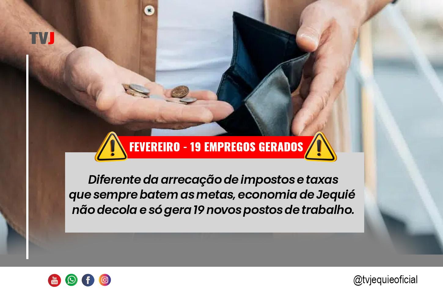 RECESSÃO E DESEMPREGO ASSOLAM JEQUIÉ