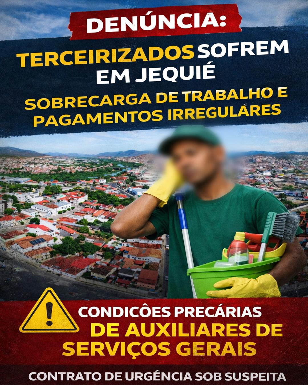 DENÚNCIA DE ASSÉDIO MORAL E FRAUDE TRABALHISTA EM SERVIÇOS TERCEIRIZADOS DA PREFEITURA