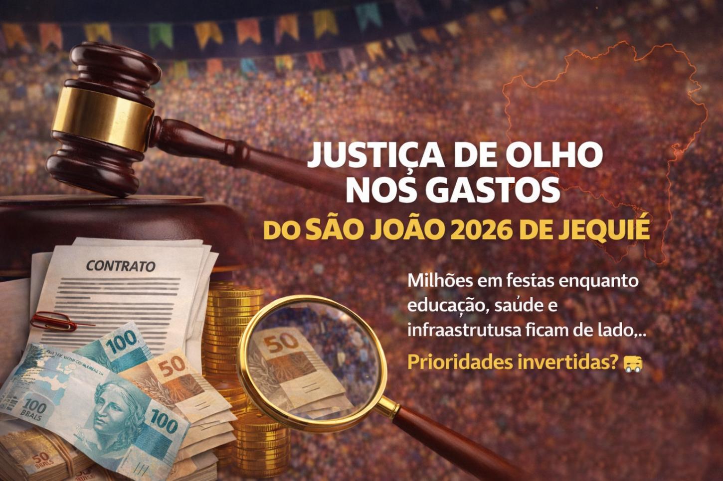 MP-BA VAI FISCALIZAR OS GASTOS NO SÃO JOÃO 2026 DE JEQUIÉ!