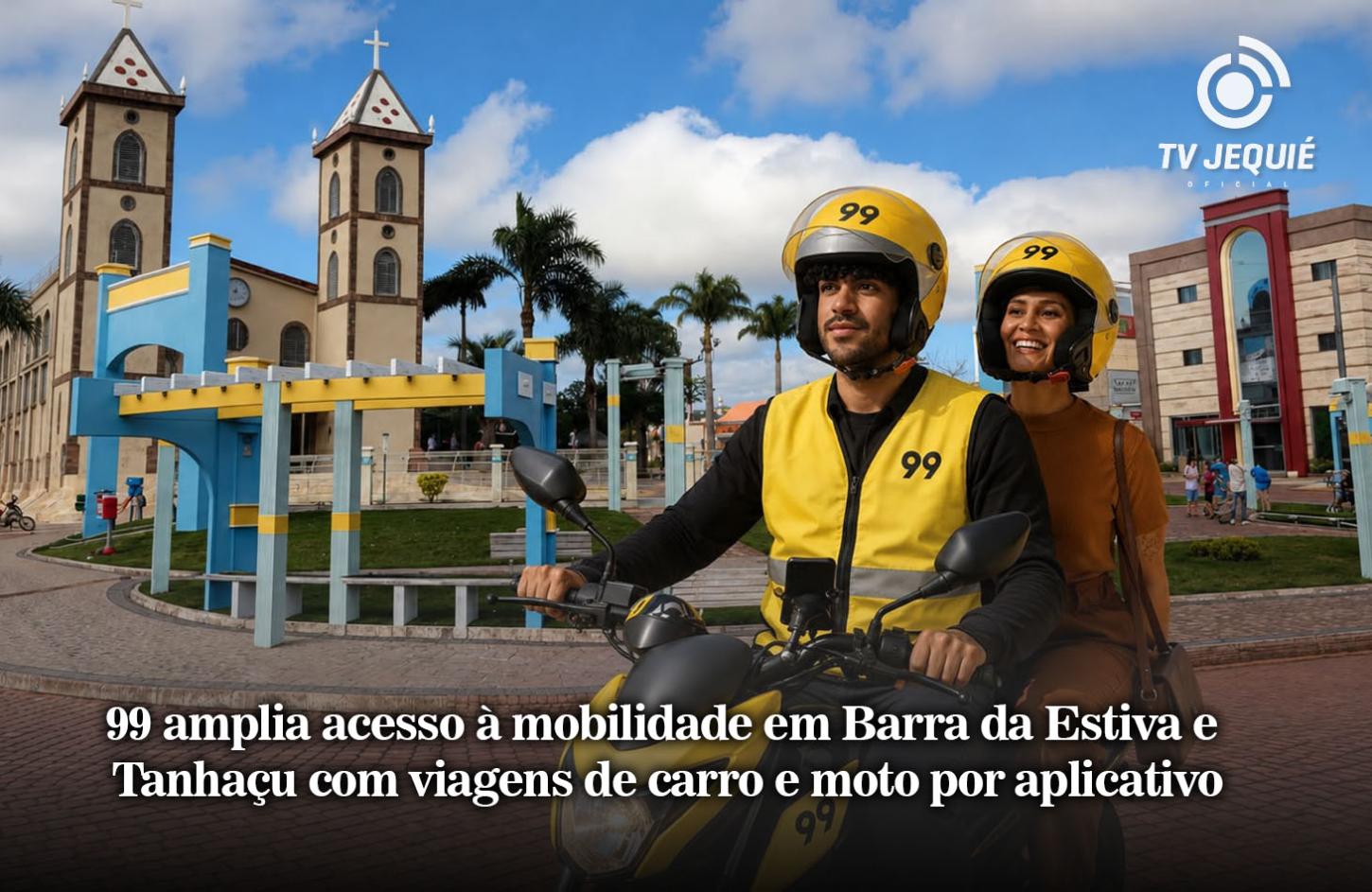 99 AMPLIA ACESSO À MOBILIDADE EM BARRA DA ESTIVA E TANHAÇU COM VIAGENS DE CARRO E MOTO POR APLICATIVO