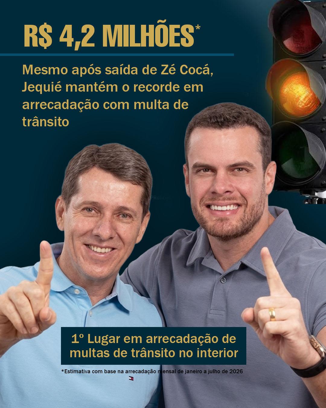 SUMTRAN PROJETA ARRECADAÇÃO HISTÓRICA EM JEQUIÉ COM MULTAS DE TRÂNSITO
