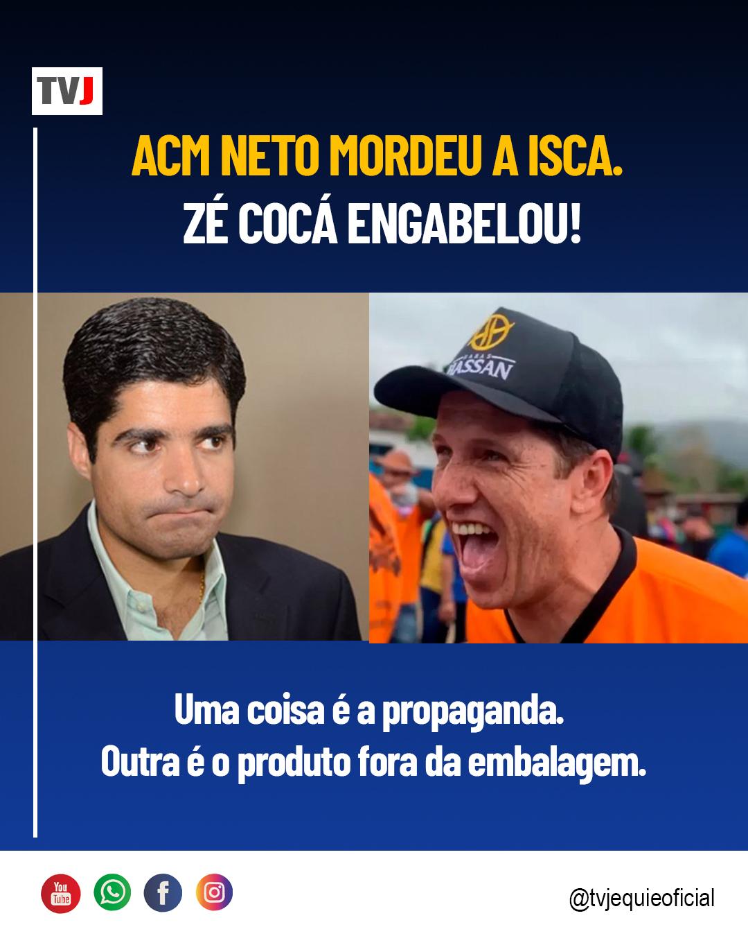ACM NETO MORDEU A ISCA. ZÉ COCÁ ENGABELOU!