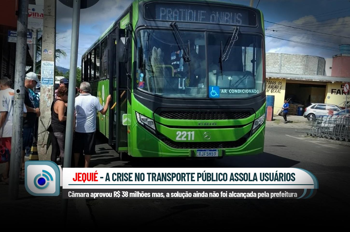 O CAOS NO TRANSPORTE PÚBLICO EM JEQUIÉ