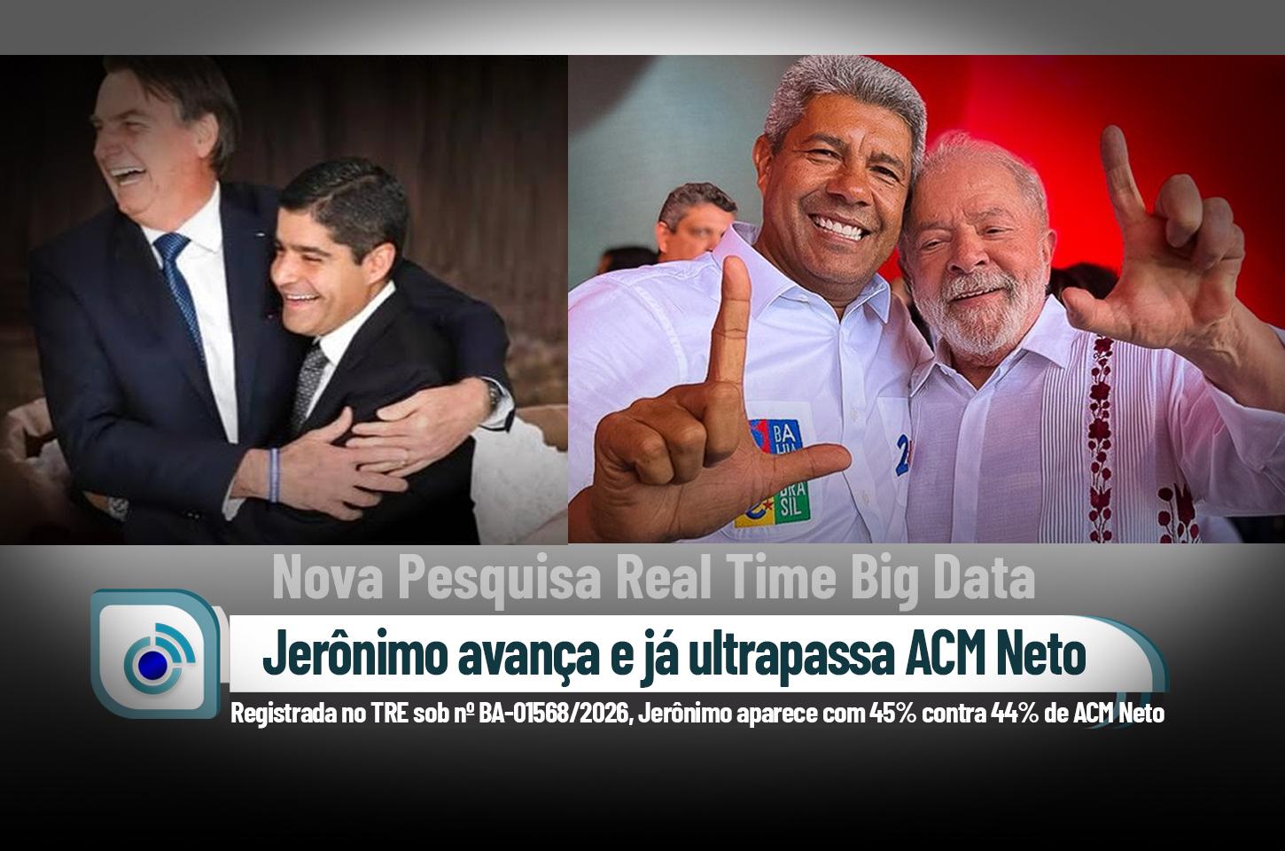  PESQUISA REAL TIME BIG DATA TRAZ NOVO PANORAMA PARA GOVERNO E SENADO NA BAHIA