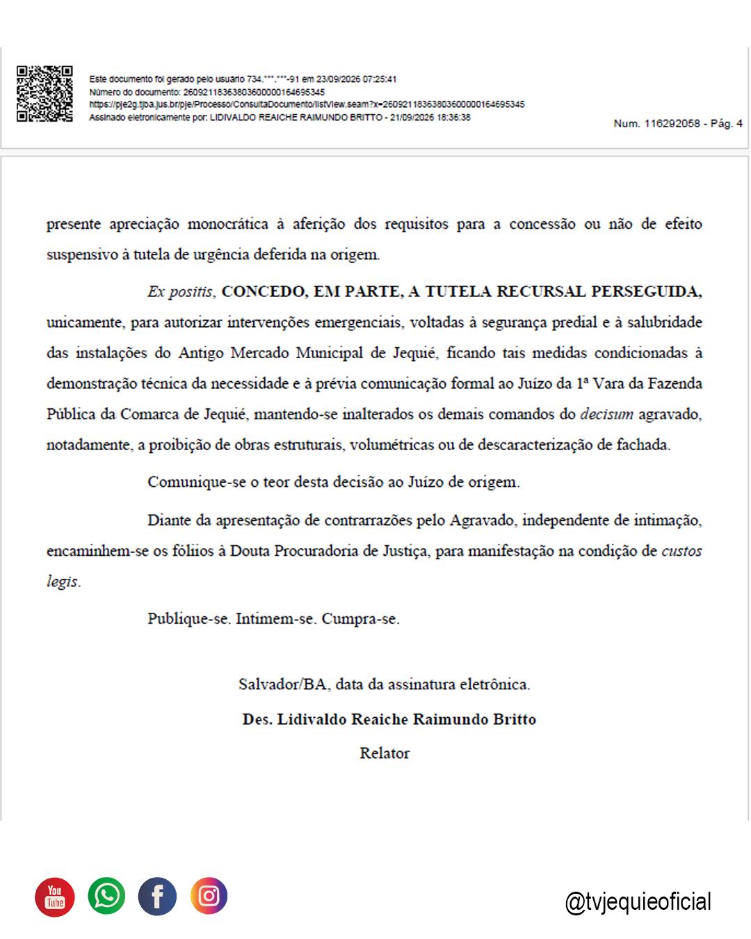 Fonte: TJBA