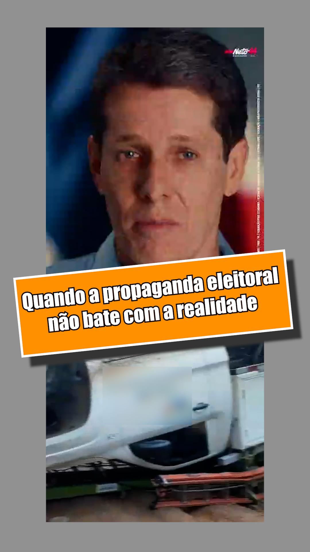QUANDO A PROPAGANDA ELEITORIAL NÃO BATE COM A REALIDADE