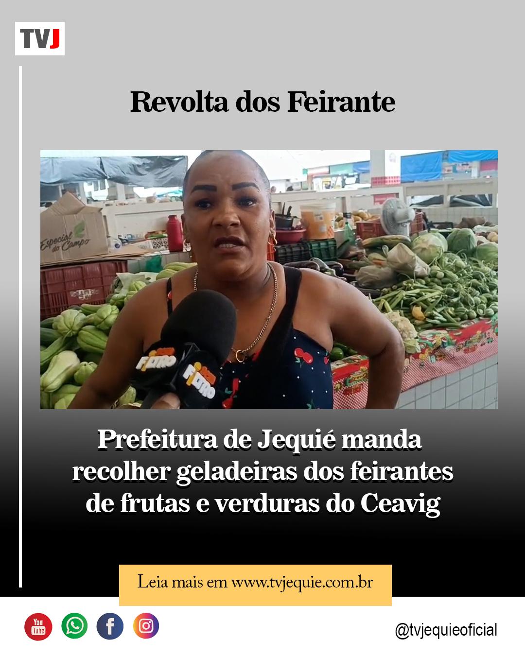 FEIRANTES DE JEQUIÉ ESTÃO NA BRONCA COM O PREFEITO FLÁVIO SANTANA