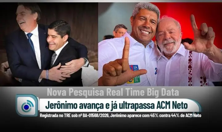  PESQUISA REAL TIME BIG DATA TRAZ NOVO PANORAMA PARA GOVERNO E SENADO NA BAHIA