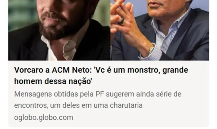 POLÍCIA FEDERAL ENCONTRA MENSAGENS DE VORCARO E ACM NETO