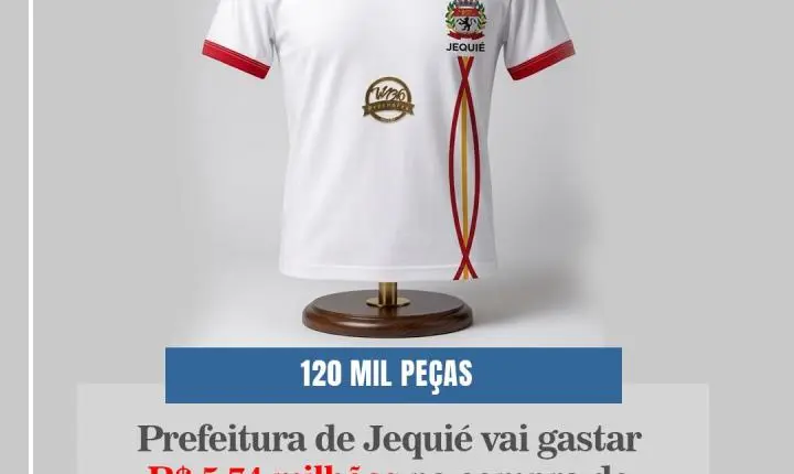 PREFEITURA DE JEQUIE GASTARÁ R$ 5,73 NA COMPRA DE UNIFORMES ESCOLARES