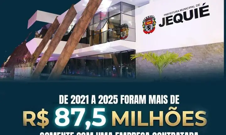 PREFEITURA DE JEQUIÉ RENOVA CONTRATO MILIONÁRIO COM INSTITUTO DE SALVADOR