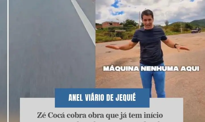 ZÉ COCÁ COBRA OBRA QUE JÁ TEM INÍCIO  PROGRAMADO PELO GOVERNO FEDERAL.